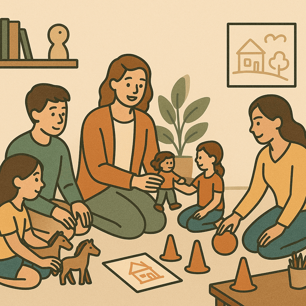 Une séance d'hypnose thérapeutique dans un environnement apaisant et lumineux.